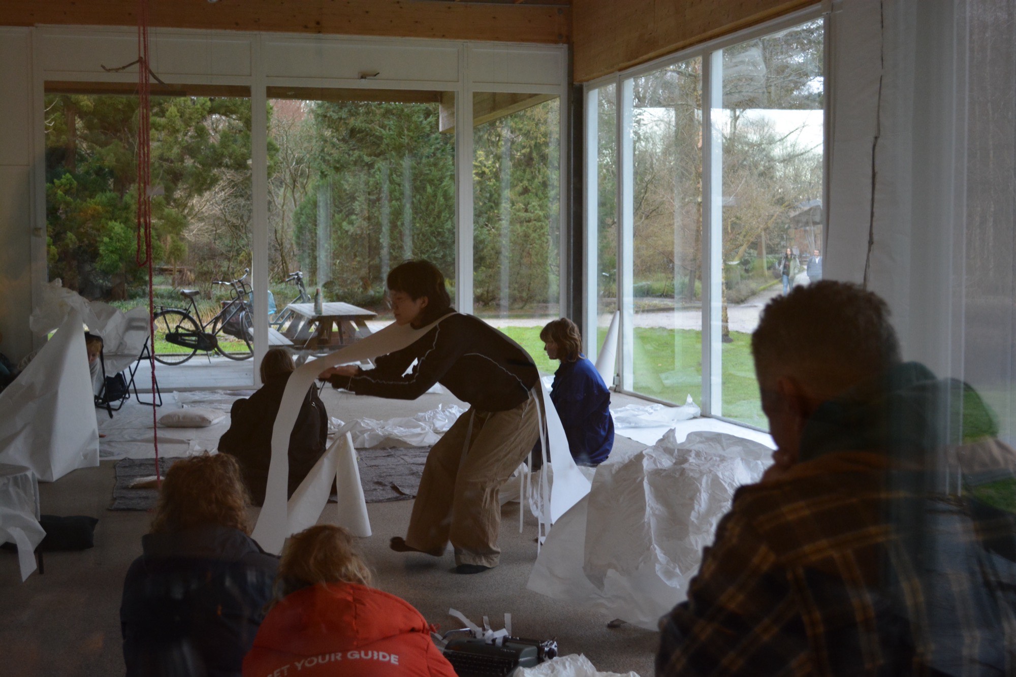 Slow Turning Between Two Lights