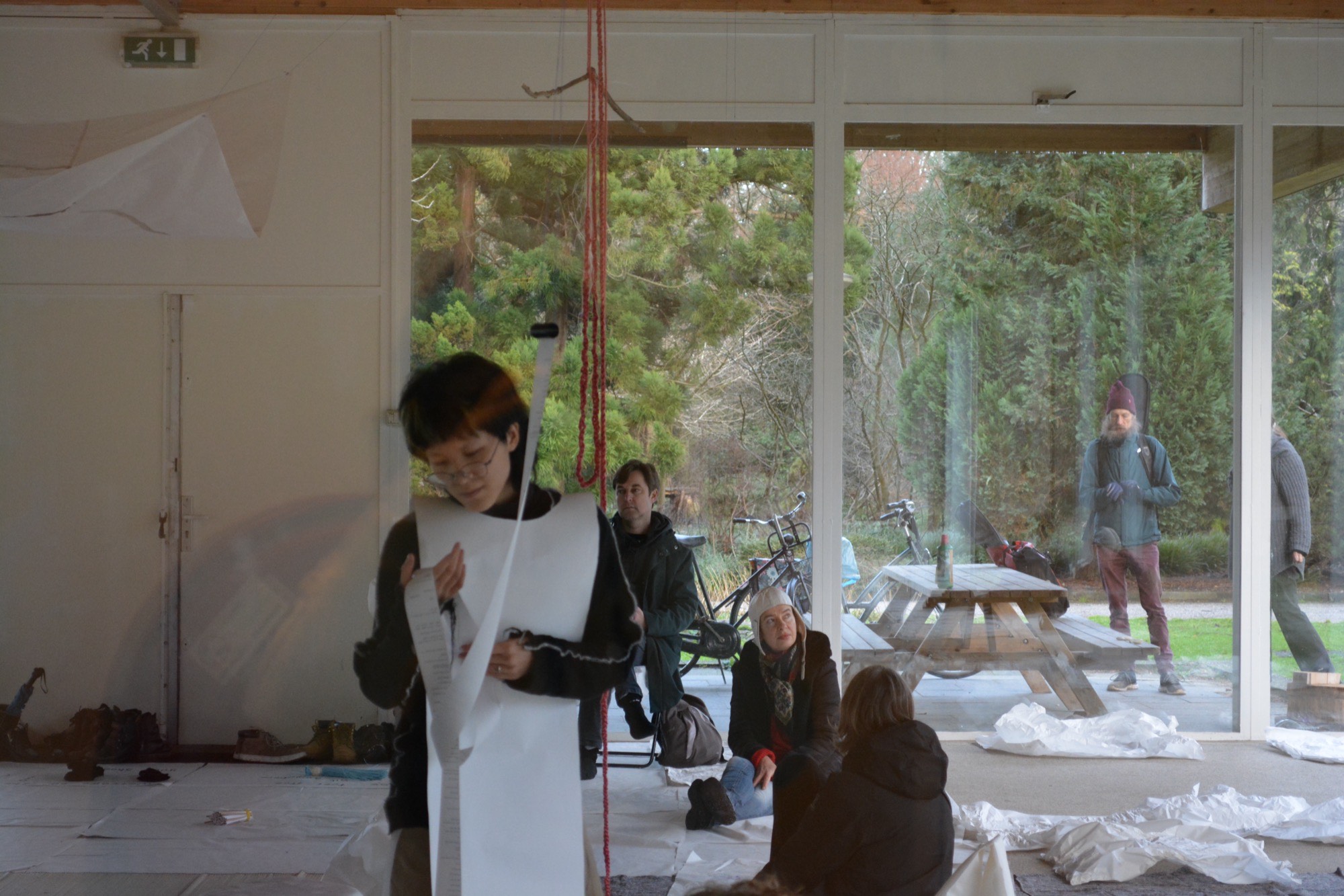 Slow Turning Between Two Lights