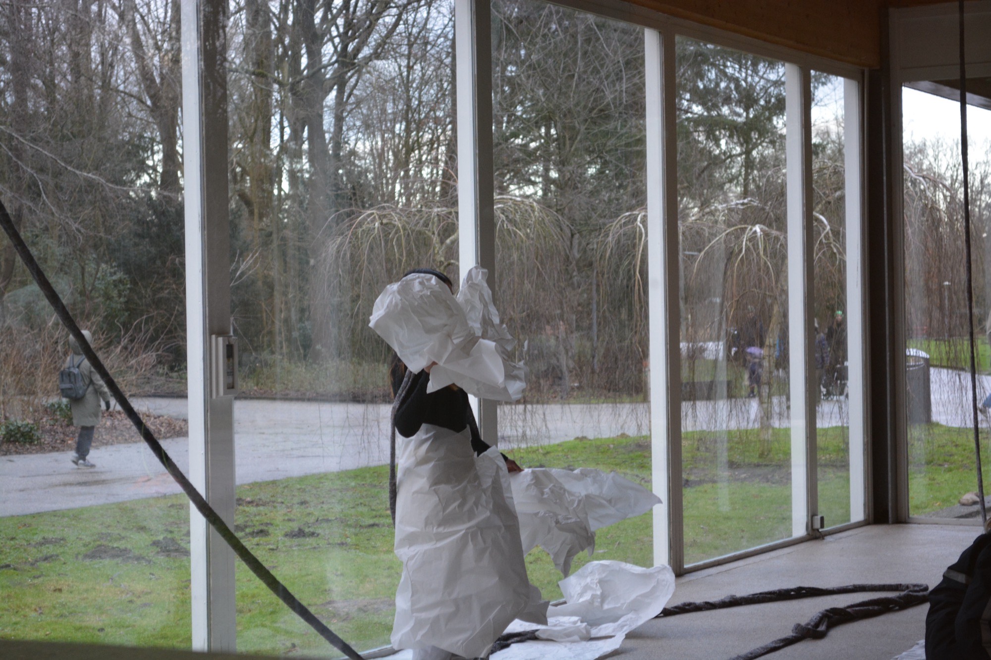 Slow Turning Between Two Lights